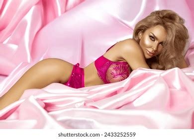 Sexy Blonde Model Erotic Lingerie Sensually Stock Photo Shutterstock