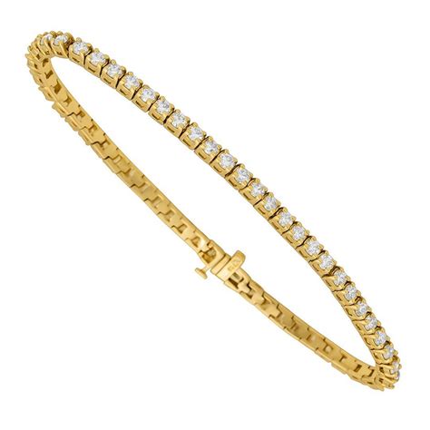 Diamond Tennis Bracelet In 14k Yellow Gold 5 6 Ctw Avianne Jewelers