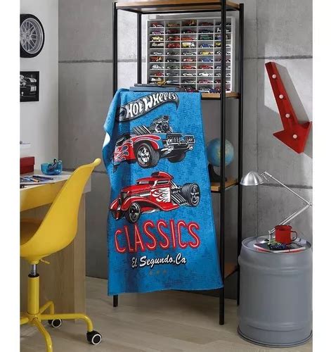 Toalha De Banho Infantil Hot Wheels Felpuda Dohler MercadoLivre