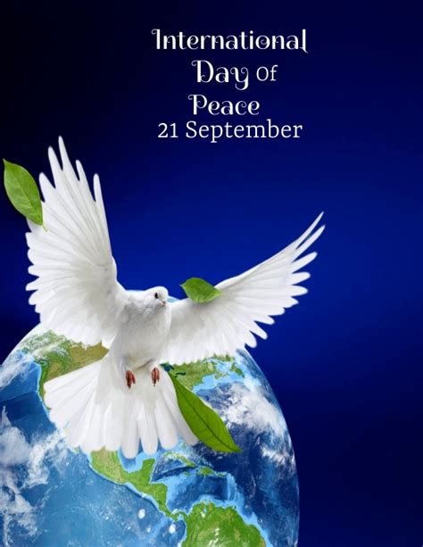 International Day Of Peace 21 September Template Postermywall