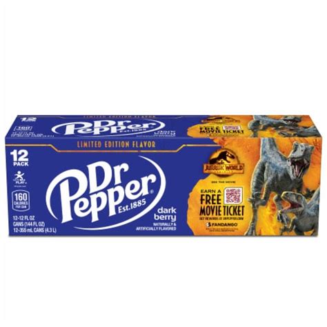 Dr Pepper® Dark Berry Soda Cans, 12 pk / 12 fl oz - Kroger