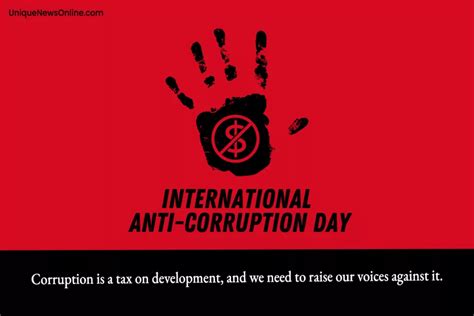 International Anti Corruption Day 2023 Current Theme Quotes Images Messages Posters