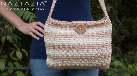 HOW To CROCHET SWEET SIMPLE HANDBAG Purse Bolsa Bag DIY Tutorial From