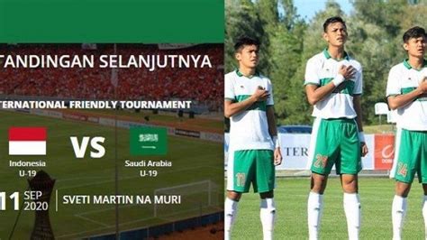 Indonesia Vs Arab Saudi Link Siaran Live Streaming Mola Tv Malam Ini