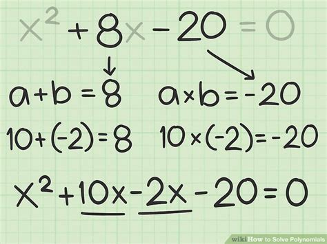 How To Solve Polynomials 13 Steps With Pictures Wikihow