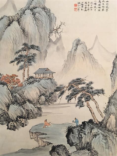 Sold at Auction: Chinese Hanging Scroll of 'Landscape' Painting