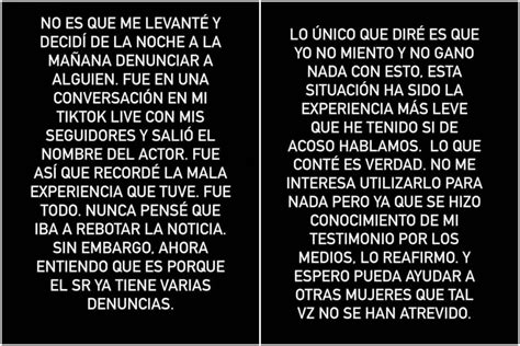 Gaby Zambrano Se Defiende De Críticas Tras Acusar De Acoso Sexual A Gerardo Zamora “lo Reafirmo