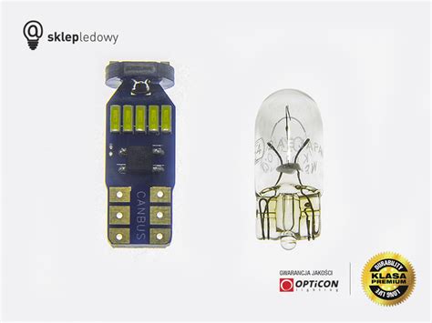 Samochodowa Żarówka Led W5W T10 12V DC 15x SMD 3014 Biały Zimny 6000K