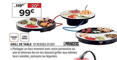 Promo Grill De Table Princess Chez Gitem ICatalogue Fr