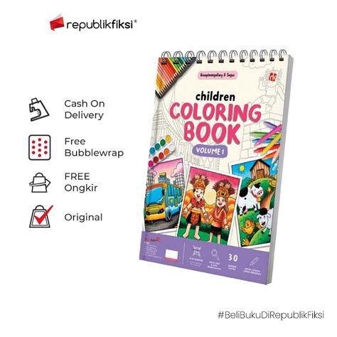 jual buku anak children coloring book vol  ikaseptminigallery