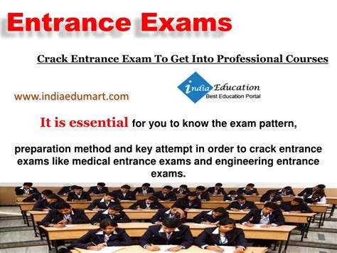 Ppt Entrance Exams Powerpoint Presentation Free Download Id8962983