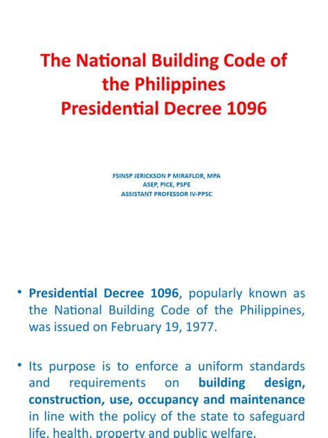 The National Building Code Of The Philippines Pdf Stairs Door