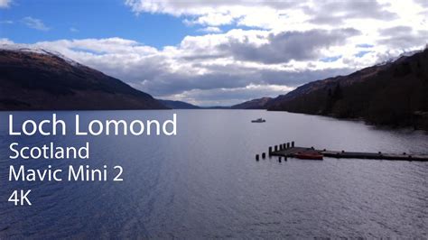 Dji Mavic Mini Drone Footage K Loch Lomond Scotland Youtube