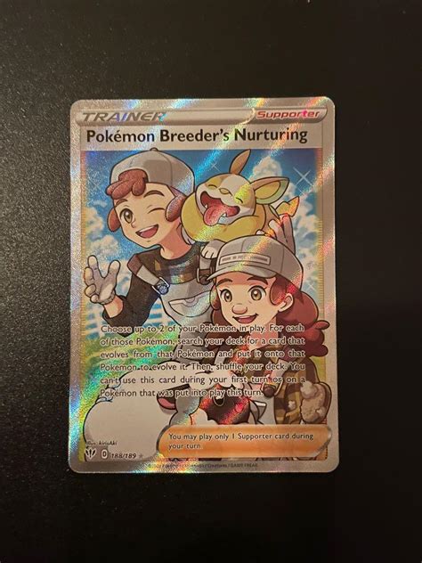 Pokemon Tcg Pokemon Breeder S Nurturing Full Art Ultra Rare