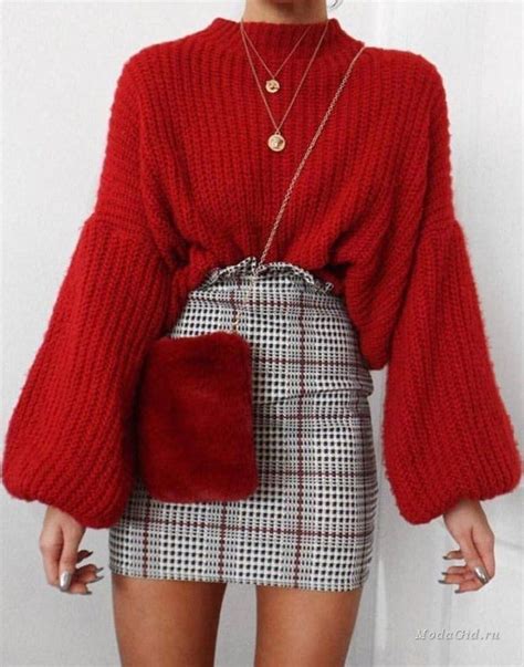 Самый модный дуэт зимы 2018-2019: свитер + юбка | Winter fashion ...