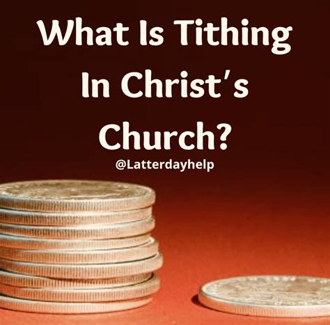 What Is Tithing In Christs Church Spiritual Crusade