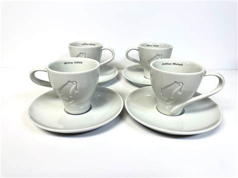 Sets Julius Meinl By Kahla China Porcelain Expresso Cups Saucers