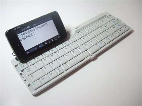 Video Typing With Bluetooth Keyboard Nokia Su W8 On The Nokia N900