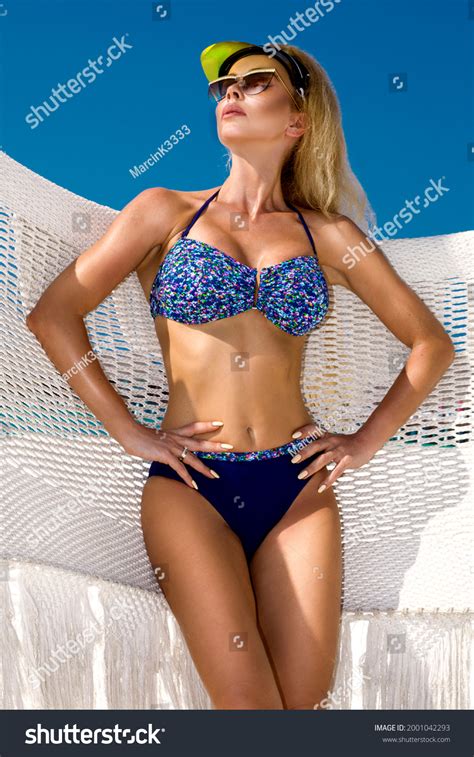 Sexy Tanned Woman Bikini Model Maldives Stock Photo Shutterstock