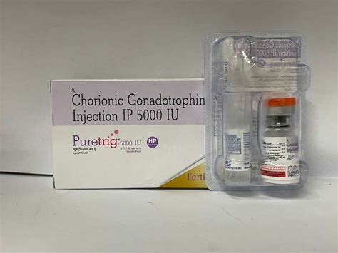 Chorionic Gonadotropin Injection IP Packaging Type Box Dose 5000 Iu