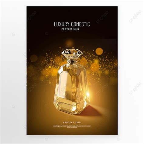 Black Golden Spotted Perfume Poster Template Download on Pngtree