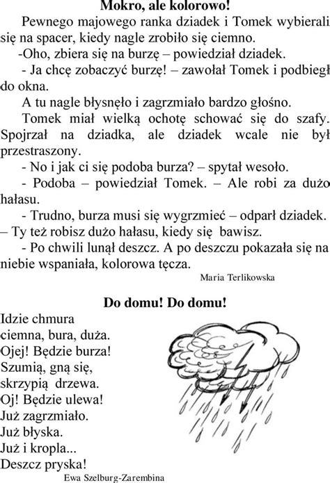 teksty do czytania w klasie 1 zebrane przez Grażynę Czygier PDF