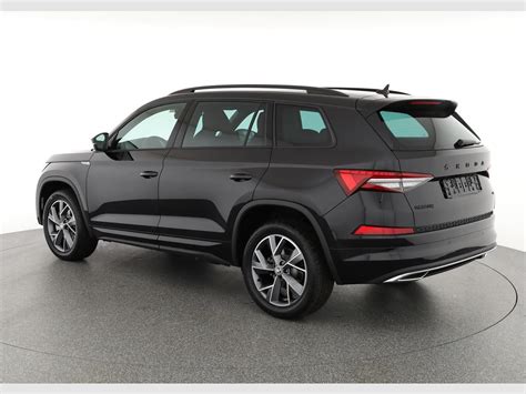 Skoda Kodiaq Sportline 4x4 Noir Doccasion Moteur Diesel Et Boite