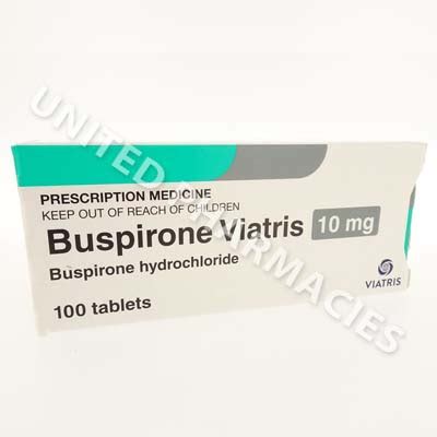 Buspirone Viatris Buspirone Hydrochloride 10mg 100 Tablets