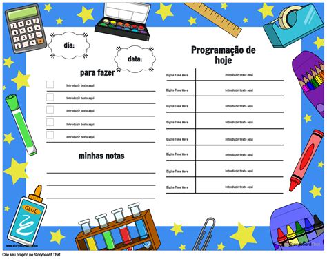 Planejador Di Rio Storyboard Por Pt Examples