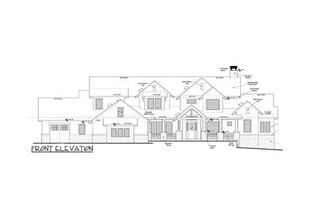 6 Bed New America House Plan with 3-Car Garage - 4,464 Sq Ft - 95229RW ...