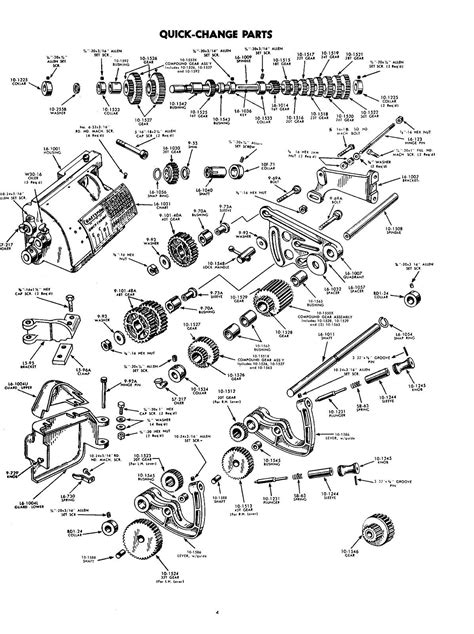 Sears Craftsman Metal Lathe Parts List Manual