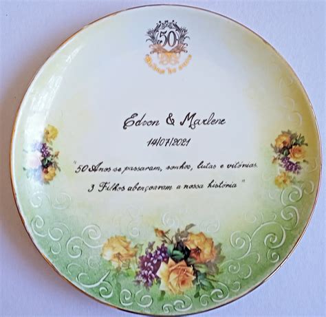 Prato De Casamento Loja Dekorlysa Elo Produtos Especiais