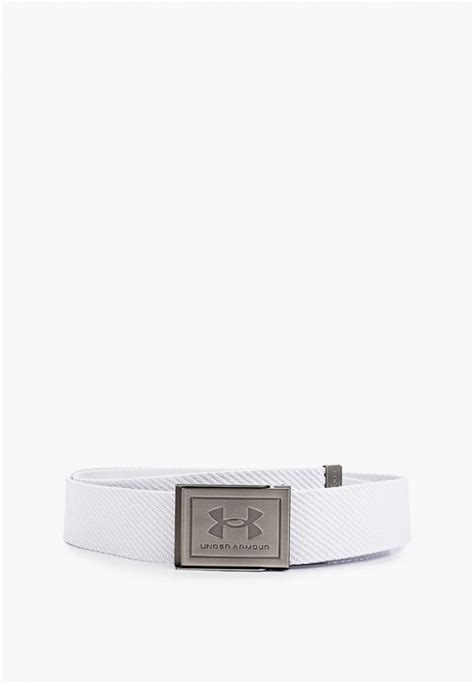 Ремень Under Armour M's Webbing Belt, цвет: белый, RTLABC996402 ...
