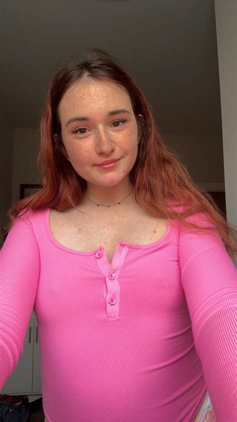 I Think Pink Makes My Freckles Pop R Freckledgirls