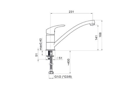 Küchenarmatur Tornado Silber