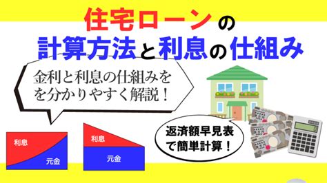 住宅ローン金利の計算方法！複利の計算式で分かる住宅ローンの仕組み