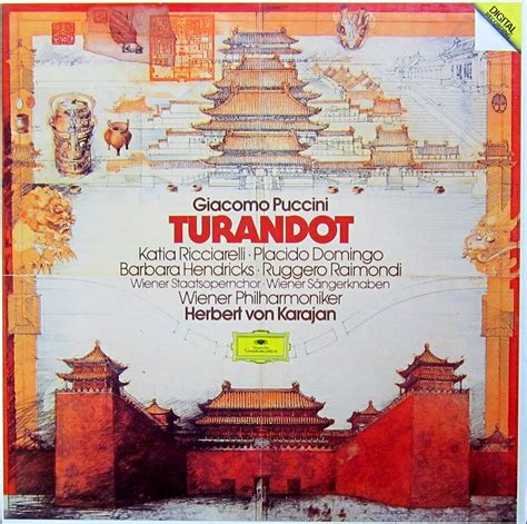 Puccini Turandot Gesamtaufnahme Italienisch Wien Vinyl