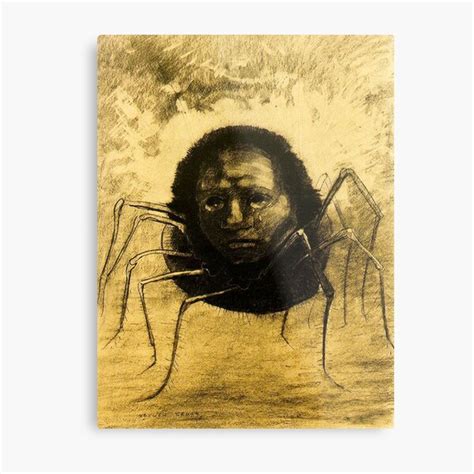 Hd The Crying Spider By Odilon Redon 1881 High Definition Metal