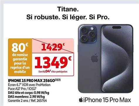 Promo Iphone Pro Max Go Chez Auchan Icatalogue Fr