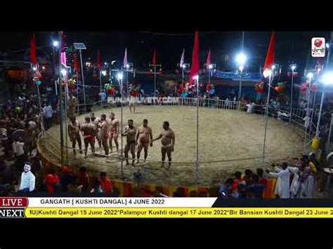 Live Kushti Dangal Gangath Kangra Day By Punjabi Live Tv