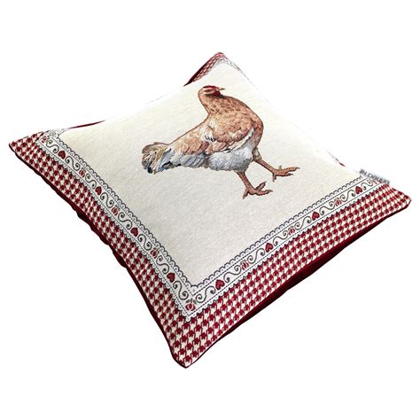 Housse De Coussin X Cm Termoli Poule Polycoton Acrylique