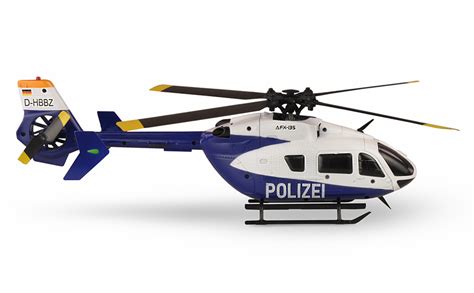 Amewi Afx Polizei Kanal Helikopter G Rtf Blau Wei