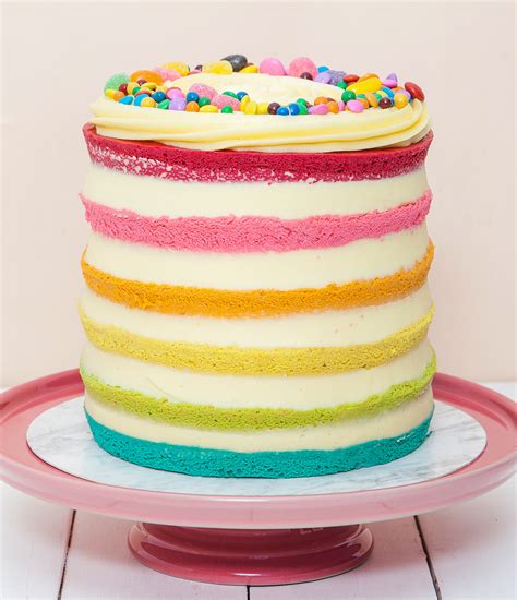 Rainbow Cake - The Velvet Cake Co | Freshly Baked