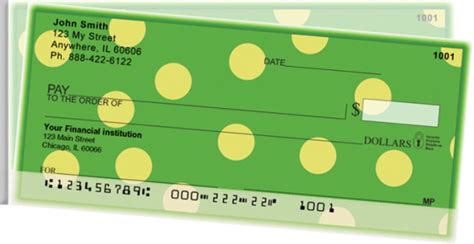 Side Tear Dots Personal Checks Carousel Checks