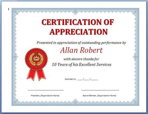 32 Certificate Of Appreciation Ideas Certificate Of Appreciation Images