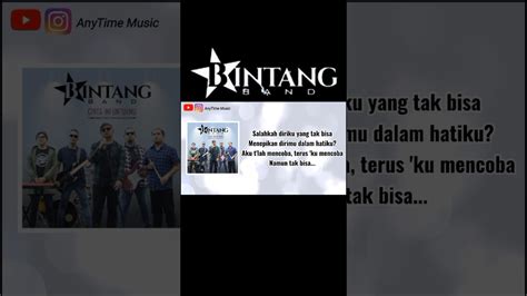 Bintang Band Cinta Ini Untukmu Official Music Video Lyrics Anytime