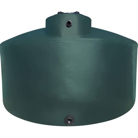 2500 Gallon Water Storage Tank Green Norwesco 42039