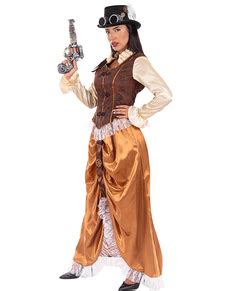 Disfraz De Steampunk Trotamundos Para Mujer Have Fun Funidelia