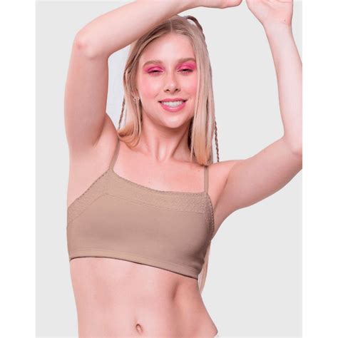 Sutiã Top Cropped Sem Bojo Infanto Juvenil Econfort Lingerie