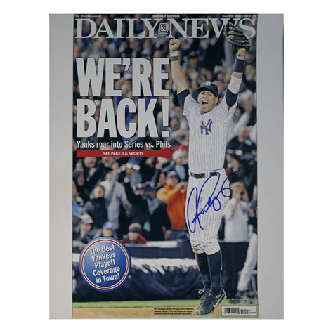 Alex Rodriguez Signed Yankees X Photo Steiner Mlb Pristine